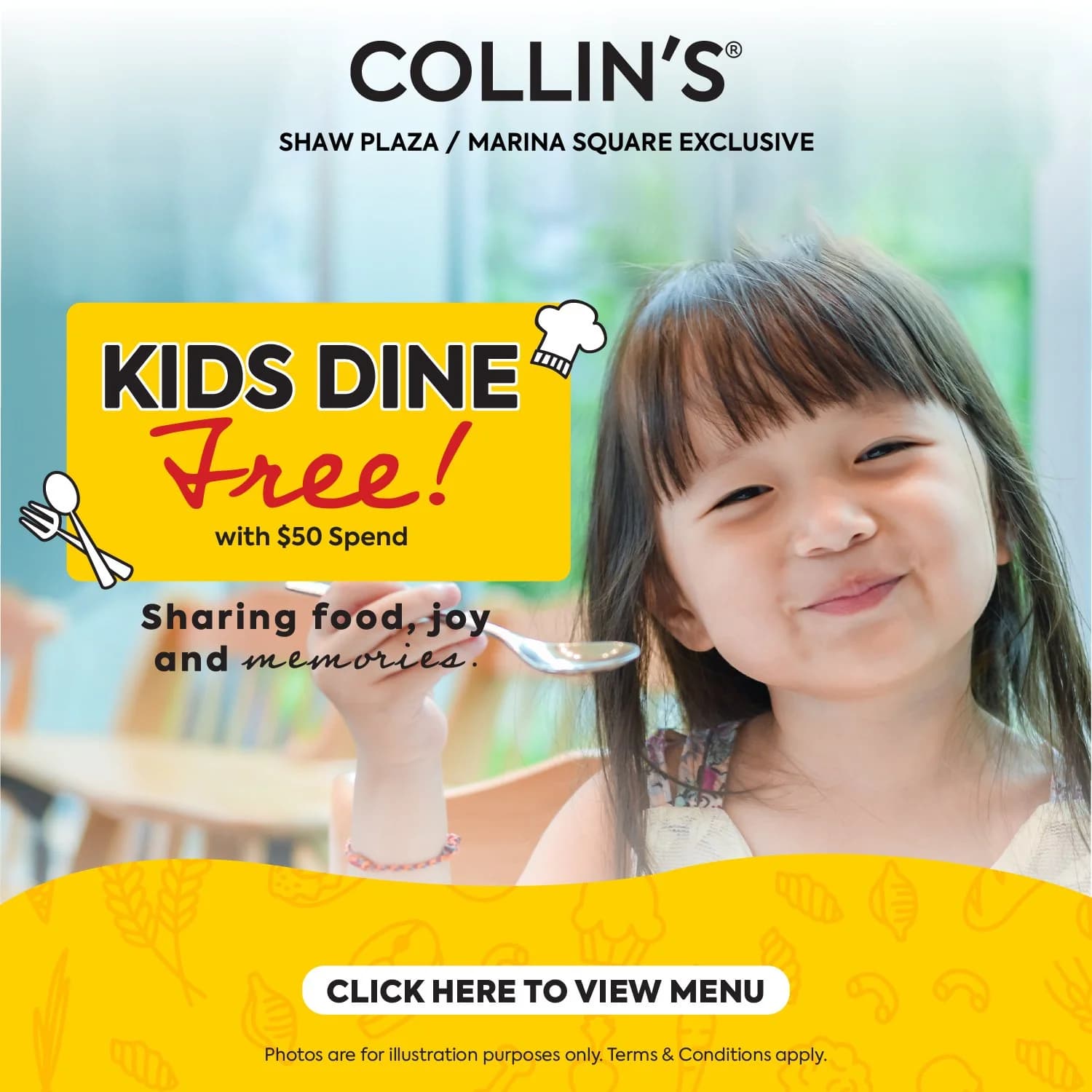 COLLIN'S kids eat free Singapore